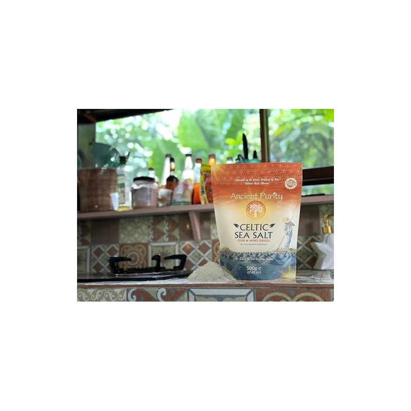 Celtic Sea Salt "Natural Real Grey Salt" 500g (Magnesium Rich)