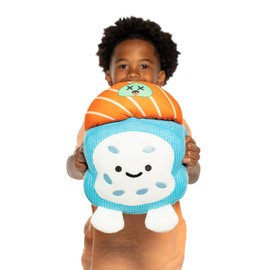 Ami Amis™ Jumbo Suzshi – Soft Crochet Sushi Plush, Extra Cuddly 10" Collectible, Cute Knit Toy for Sushi Lovers & Plush Fans