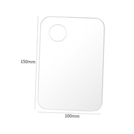 WOONEKY 1 Set Color Mixing Palette with Spatula for DIY Nail Art and Painting Durable Mixing Tray Easy to Clean Lightweight Design for Professional Makeup Artists