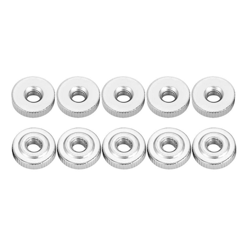 10pcs Knurled Nut Round Knurled Nuts GB807 M3 M4 M5