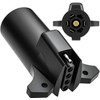 Namvo 7 Way Round RV Blade Trailer Connector Adapter Plug