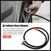 Hihaha 1m Car Tire Inflator Extension Hose with Lock Chuck