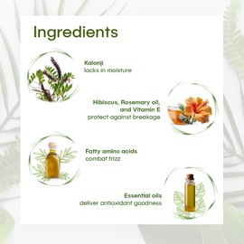 Generic Jungle'Berry Hibiscus & Black Seed Hair Oil | Combats Hair Fall | Vitamin E Nourishes Roots | 50ml