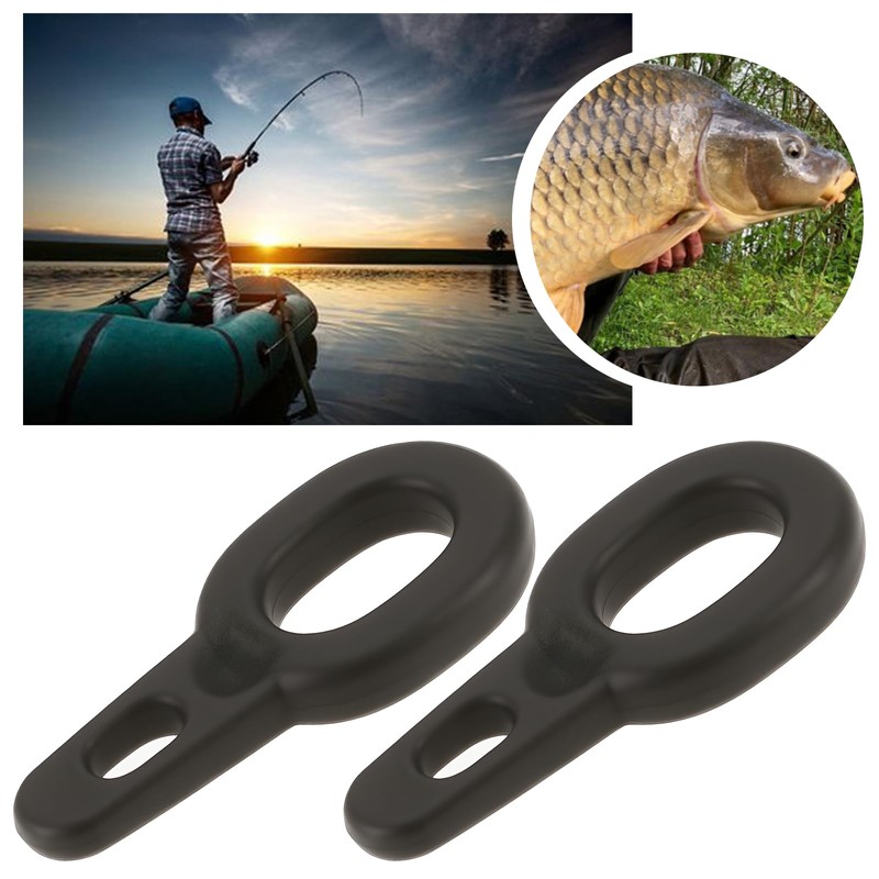 YINETTECH 50pcs 15x7mm Weight Sinker Clips Running Rings Suitable for