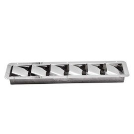 MARINE CITY Stainless Steel 6 Slots Louvered Vent 12-7/8 Inches × 3 Inches × 1-1/4 Inches (1 Pcs)