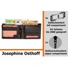 Josephine Osthoff Handtaschen-Manufaktur Men`s Leather wallet with 2 coin Compartments