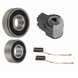MANIACEM Alternator Rebuild Kit For 2001-06 Wrangler Brush Holder with Brushes & Bearings