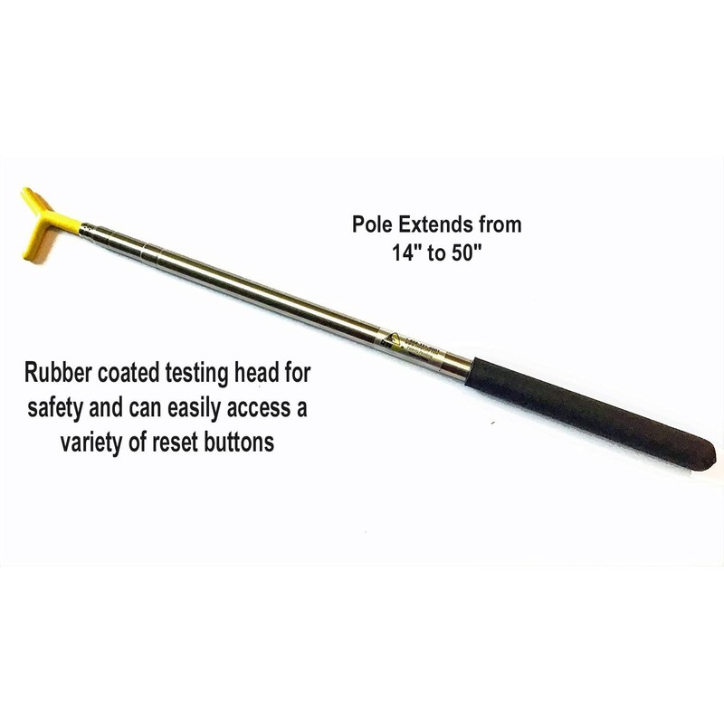 Tess Safety Pole -Smoke Detector and Emergency Exit- Extendable Pole