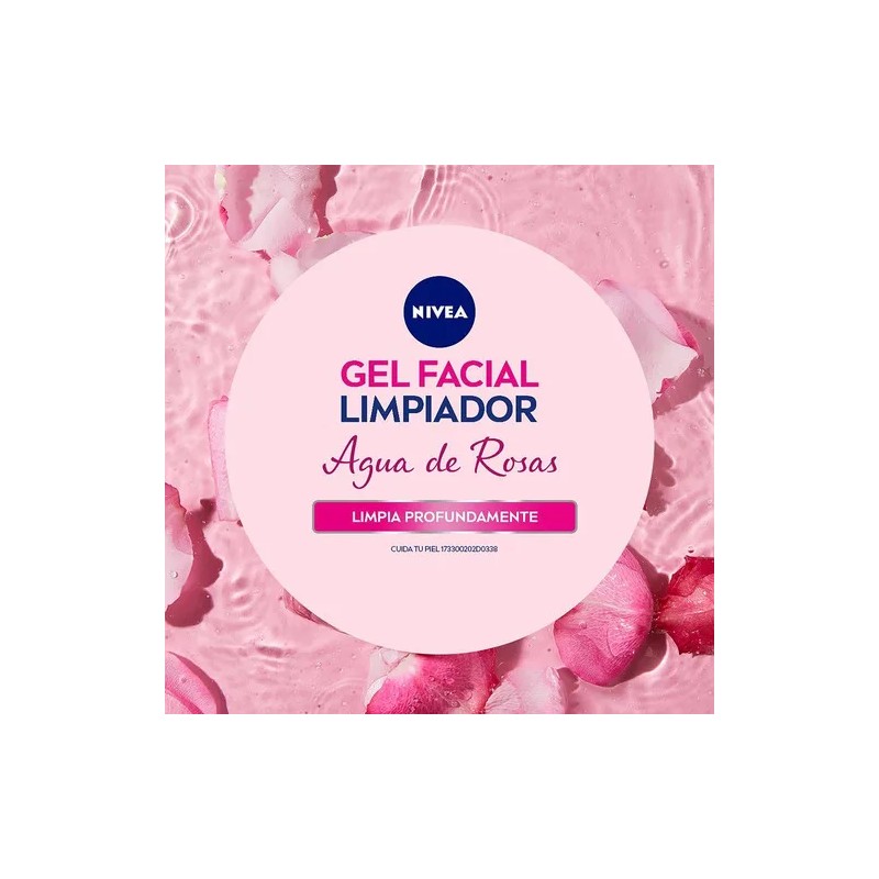 Gel Limpiador Facial Nivea Micellair Agua De Rosas 150 Ml