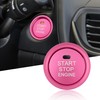 TOMALL Aluminum Engine Start Stop Push Button Cover Trim Compatible