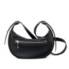 DONNAIN Halbmond Tasche Damen Echtleder Leder, Crossbody Bag Damen Leder,