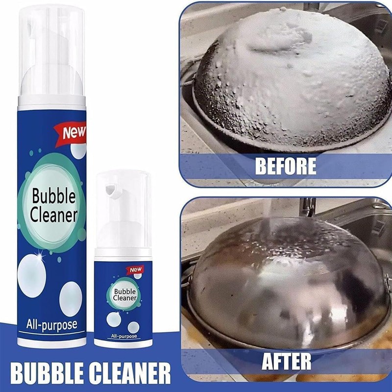 Xeletu Nuvilux Bubble Cleaner, Nuvilux Magic Degreaser Cleaner Spray, Stubborn