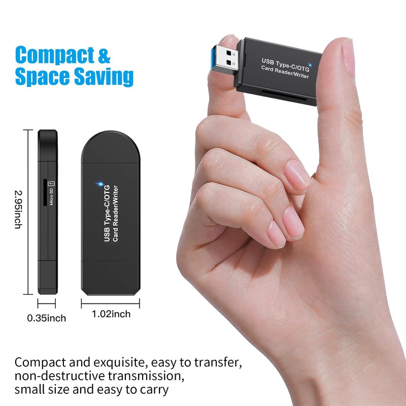 SD Card Reader, 3.0 Micro SD Card Reader & USB