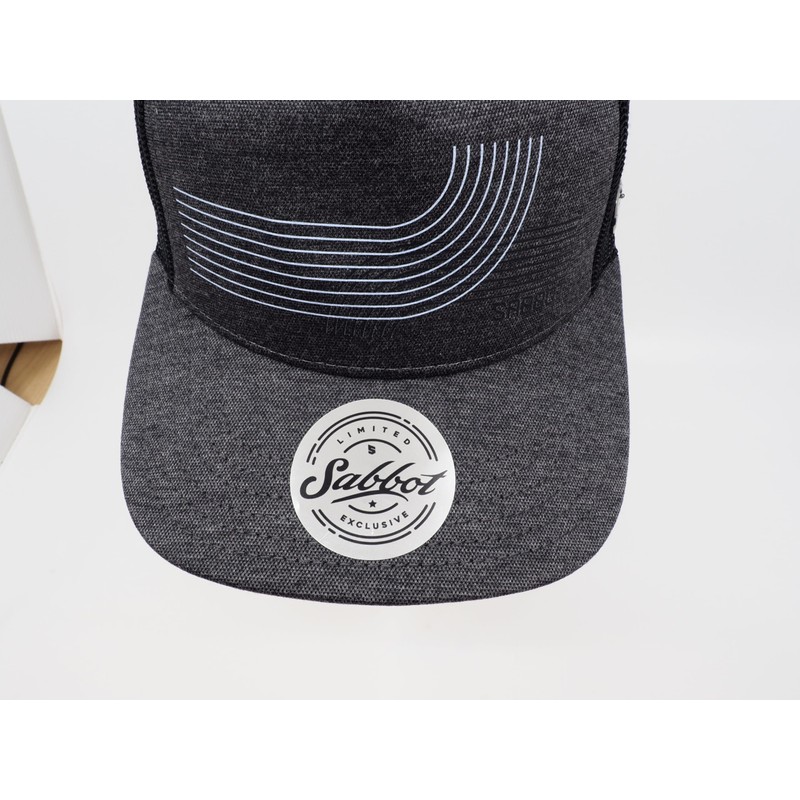 SABBOT Luke Snapback Cap, Modern Mesh Cap, Adjustable Trucker Hat,