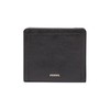 Fossil Women's Logan Leather Wallet RFID Blocking Small Bifold, Black