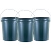 United Solution 5 Gallon Bucket, 3 Pack, Heavy Duty, Comfortable