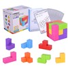 WorWoder Magnetic Building Blocks Kids Magic Magnetic 3D Puzzle Cubes,