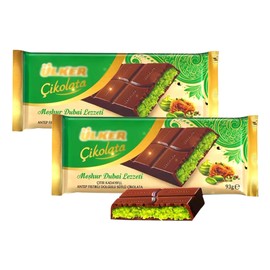 Dubai Chocolate - Milk Chocolate With Pistachio, 93 gram x 2 count Total 6.4 oz