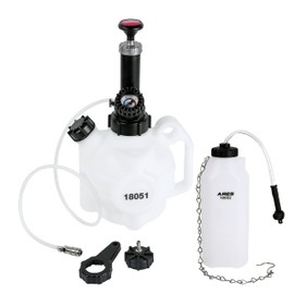 ARES 18053 4-Liter Manual Brake Fluid Pressure Bleeder Set - Makes Brake Fluid Changes Quick and Easy - Easy One Person Manual Pump Operation - Use 18000-18007,18054-18057,and 18035 Adapters
