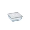 Pyrex Cook&Freeze Square Container with Lid, 15 x 15 cm