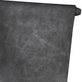 Sensylectra Soft Faux Leather Mat, Waterproof PU Leather, Faux Leather Sold by the Metre for Sewing, Bags, Furniture, DIY Handmade Projects, 140 x 30 cm (Dark Grey)