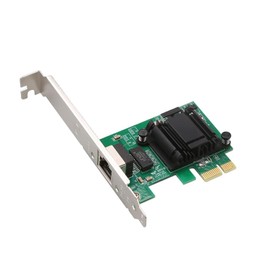 1G Gigabit CT Desktop PCI-e Network Adapter (NIC) for Intel 82574L Chip, Single Copper RJ45 Port, PCI-e X1, Compare to Intel EXPI9301CT / EXPI9301CTBLK