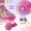 Alltop Patines De 4 Ruedas Led Para Niño Niña Ajustables