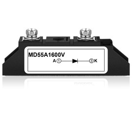 Yexiya MD 55A (50Amp)-16 Solar Diode, DC Blocking Unidirectional in-line Anti Reverse Diode MD 55A-16; Peak Voltage 1600V; AC - 400VAC(1 Pcs)