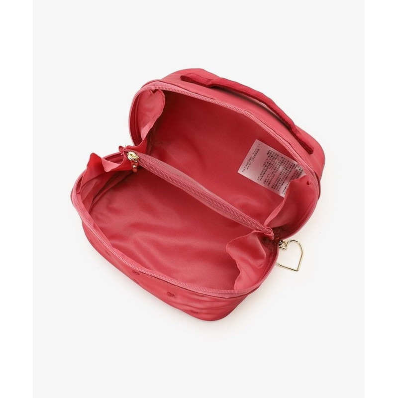 Afternoon Tea Living JL11 Embroidered Heart Open Pouch, Pink