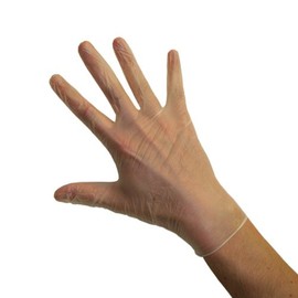 Careshop Clear Value Vinyl Powder Free Gloves - Large (1 Pack of 100)