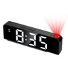 Newest Projection Alarm Clock for Bedroom, 7.9" Large Screen, 4-Level