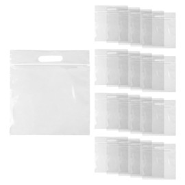 20 Pieces of Transparent Plastic Bags, Waterproof Plastic Bags, Portable Storage Bags, Travel Toiletry Bags, Sea Bags