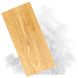 Iconikal Hickory Wood Grilling Smoking Plank, 12 x 5-Inch - Natural Hickory Flavor Enhancer for Steaks, Beef, Pork, Seafood and Veggies - Infuse Smoky Wood Flavor to Your BBQ or Grill