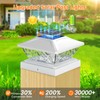 ENSLI Solar Post Cap Lights Outdoor 6 Pack, 2 Mode