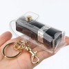caralin Clear Lipstick Case Keychain PVC Material Fashion Keychain Lipstick
