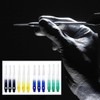 BIPY 72PCS Dart Shafts and Flights Set in 15Pcs Gradient