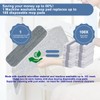 Microfiber mop Replacement Pads 18'' Dust Mop Refills for Hardwood
