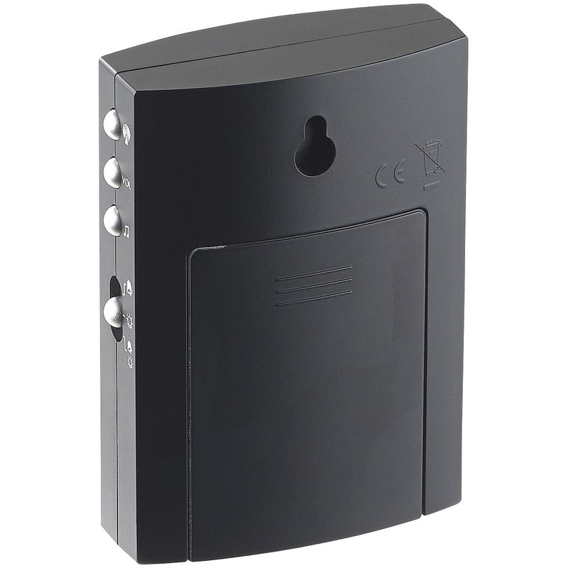 CASAcontrol Wireless Doorbell, 2 Receivers, Light & Sound, 100m IPX4