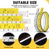 SKMYL Adhesive Measuring Tapes,Steel Self Tape Measure,1/2" Wide Imperial &