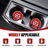 2Pcs Bling Car Cup Holder Coaster, 2.95 inch Anti Slip