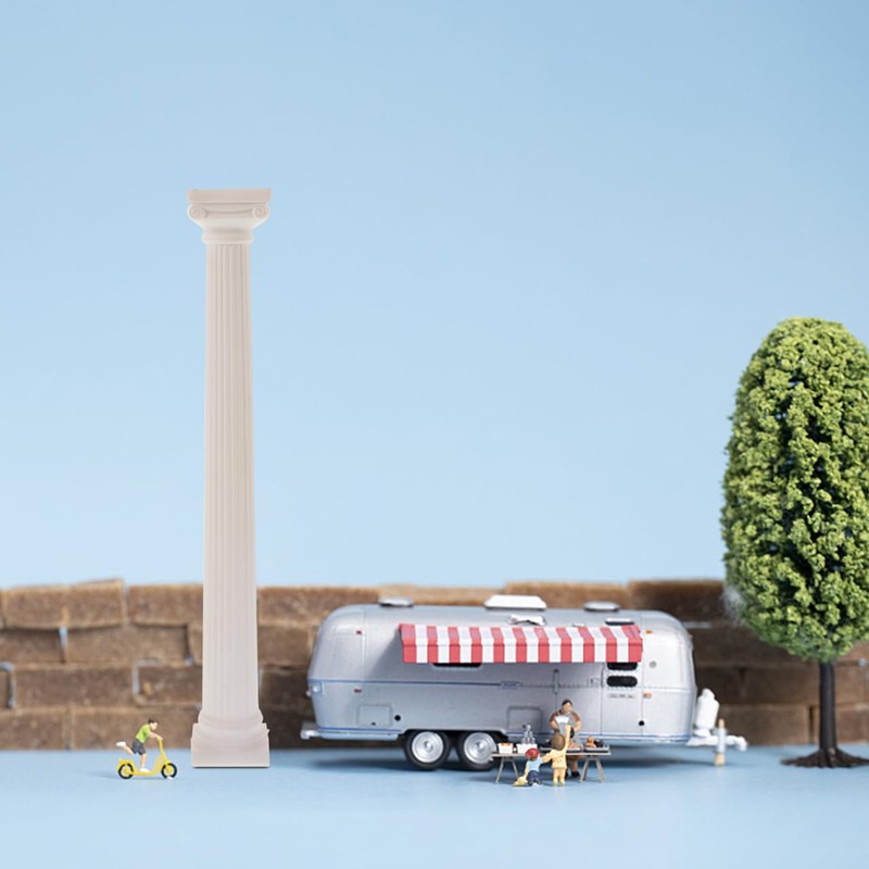 BESPORTBLE Pack of 6 Mini Resin Greek Columns Roman Miniature
