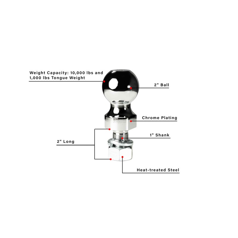 Bulletproof 2" Threaded Ball