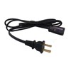 Replacement 2pin Power Cord for Presto Fry Daddy Deep Fryer
