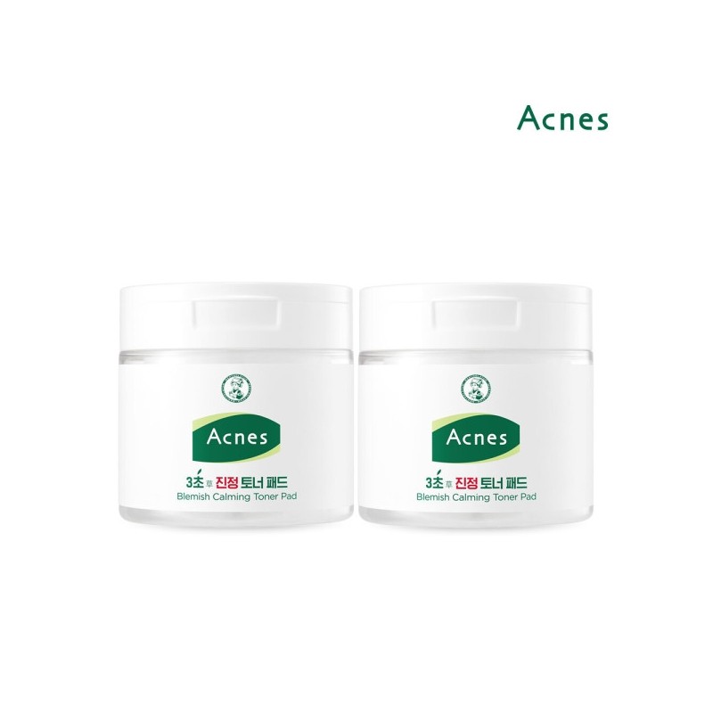 Acnes 3-Second Soothing Toner Pads 70 Sheets x2 / 아크네스