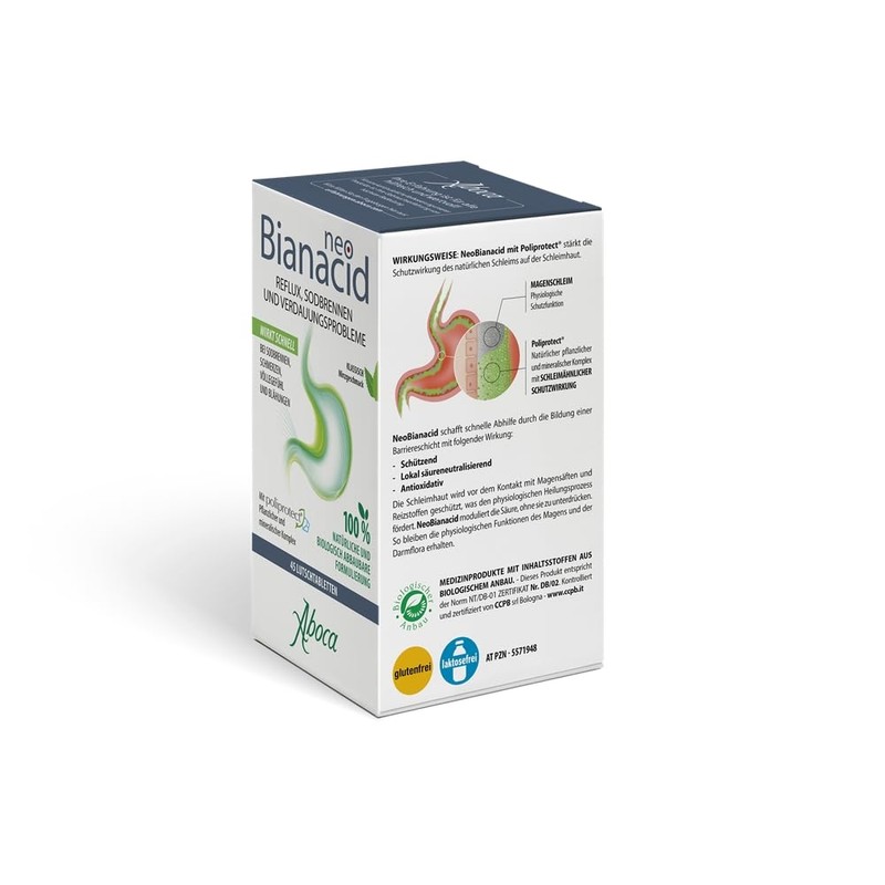 NeoBianacid Quick Aid for Heartburn, Reflux, Digestive Problems and Acid-Related