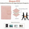 Cartera para pasaporte con bloqueo RFID Lumbor37 – Hebilla magnética,