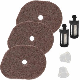 3 Pack Air Filter 4144-124-2800 fit FS40 FS40C FS50 FS50C FS50 FS56 FS56R FS56C FS56RC FS70 FS70C FS70RC FC56C FC70C KM56 KM56R KM56C KM56RC HT56C Trimmer