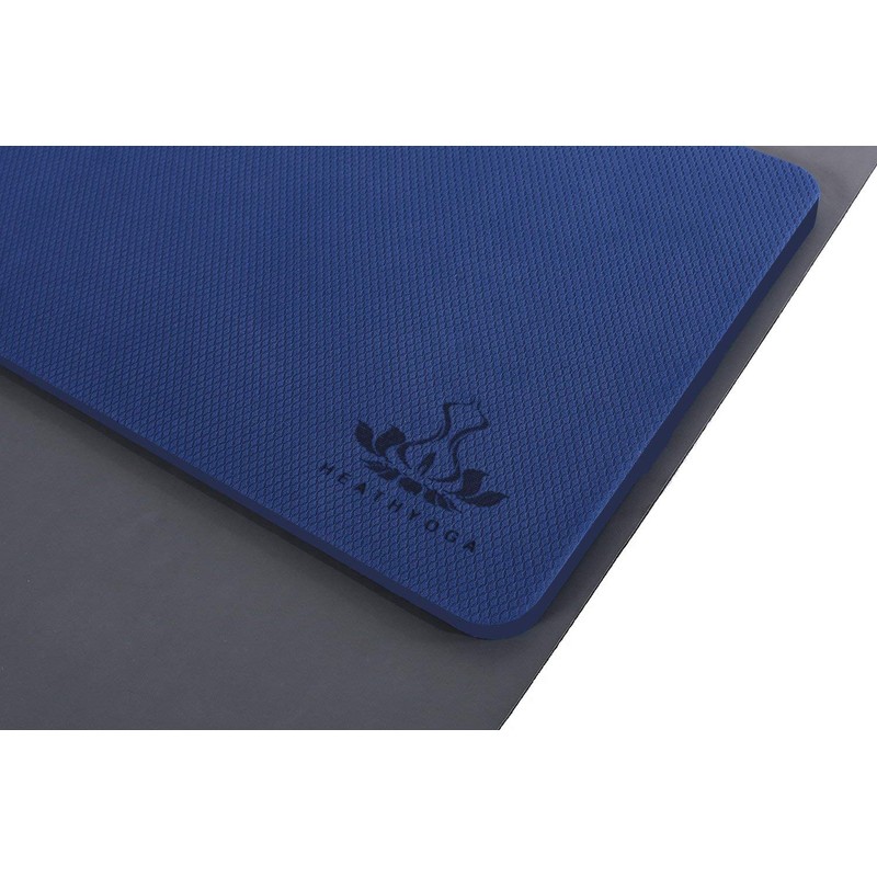 (Dark Blue) - Heathyoga Yoga Knee Pad, Great for Knees