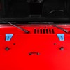CheroCar for JK Hood Hinge Cover Exterior Decoration Kits Accessories