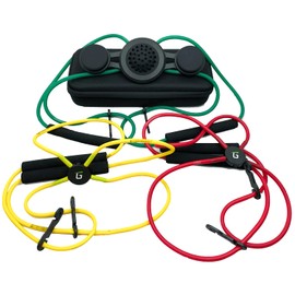 GravityFit Tpro 2.0 Super Kit ゴルフスイング 練習 器具 矯正 体幹 素振り トレーニング スイング練習 グリーン、イエロー、レッドバンドセット